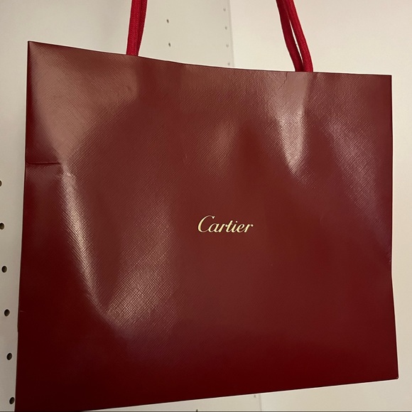My Authentic Cartier shopping bags! Medium size - Picture 2 of 3